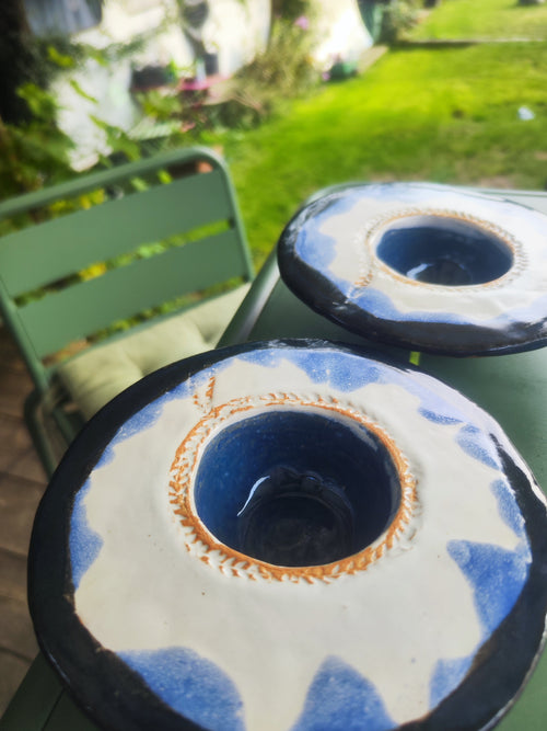 Assiettes "la tête dans les nuages"